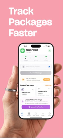 TrackParcel official App Store screenshot